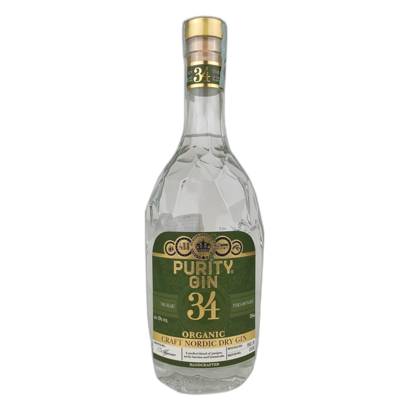 Purity Gin 34 organic - 43% vol - 70cl