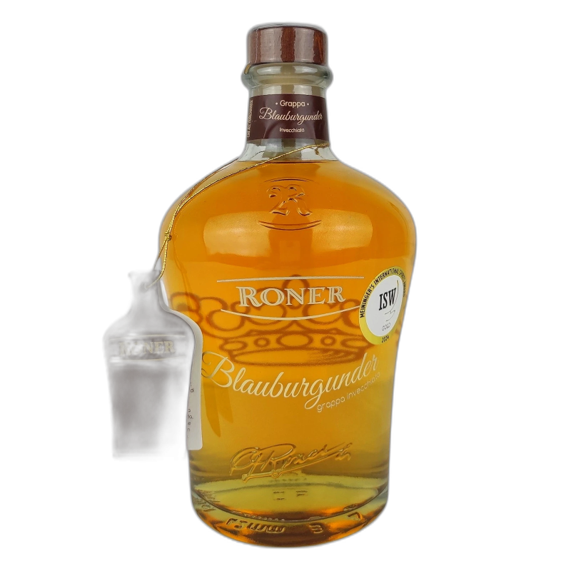 RONER BLAUBURGUNDER GRAPPA DI PINOT NERO INVECCHIATA - 40% vol - 70cl