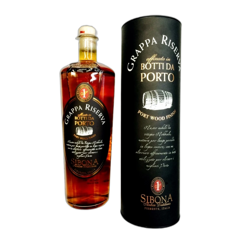 SIBONA  GRAPPA BOTTI DI PORTO - 44% vol - 150CL