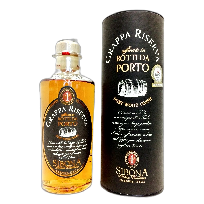 SIBONA GRAPPA BOTTI PORTO - 44% vol - 50cl