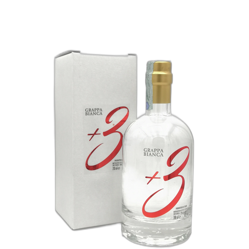 GRAPPA BIANCA +3 - 40% vol - 70CL