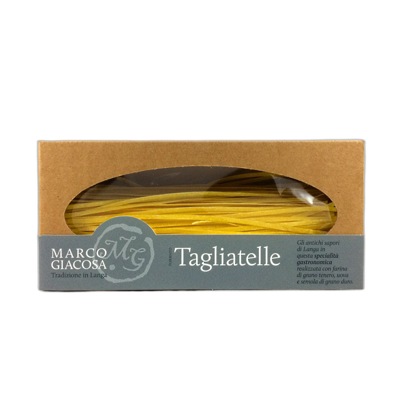 TAGLIATELLE MARCO GIACOSA PASTA ALL'UOVO DI LANGA - 250gr
