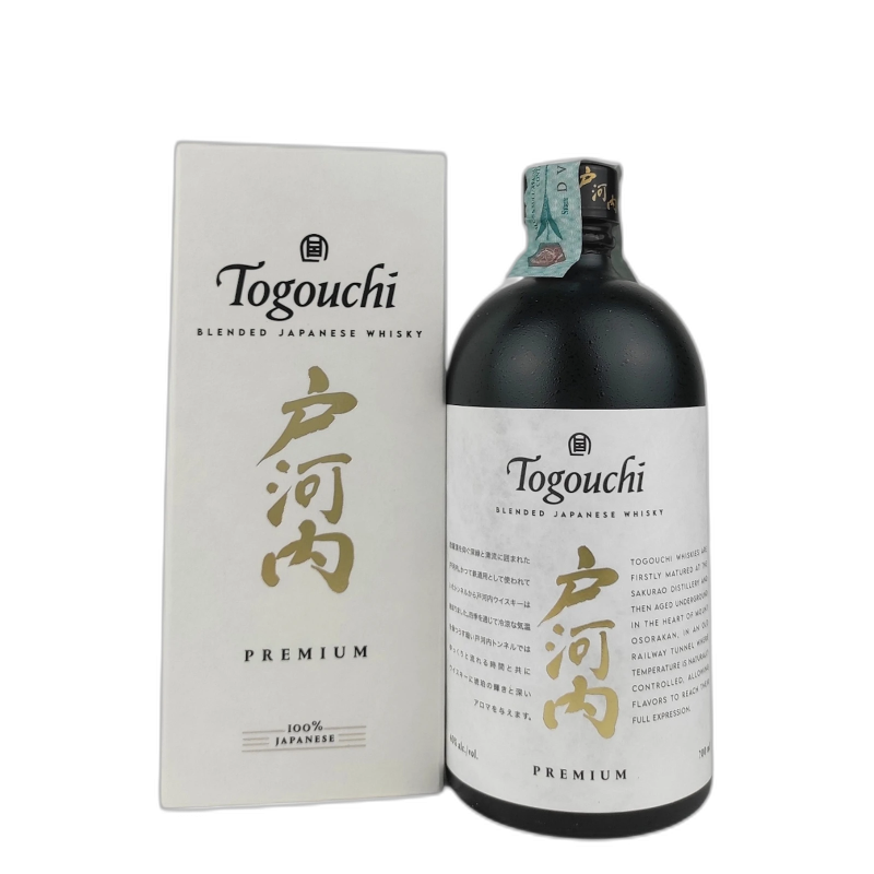 TOGOUCHI PREMIUM BLENDED JAPANESE WHISKY - 40% vol - 70cl