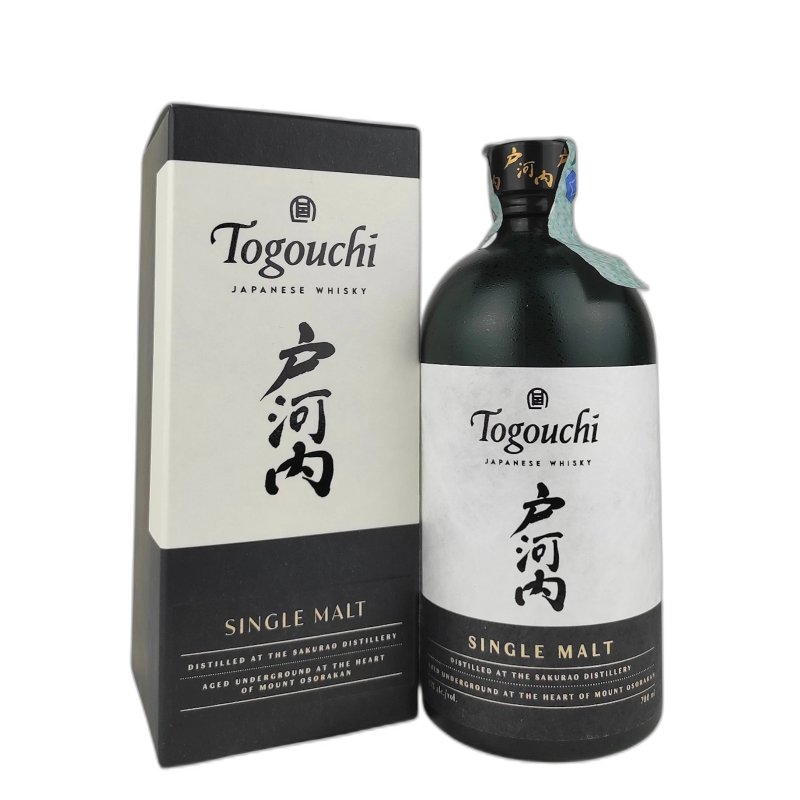 TOGOUCHI SINGLE MALT JAPANESE WHISKY - 43% vol - 70cl