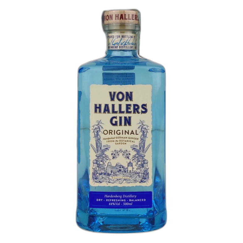 VON HALLERS GIN ORIGINAL HARDENBERG DISTILLERY - 44% vol - 50cl
