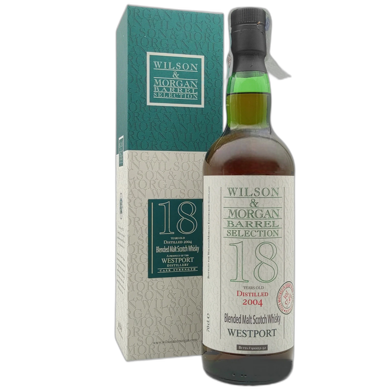 WESTPORT 18y W&M BLENDED MALT SCOTCH WHISKY - 57,4% vol - 70CL