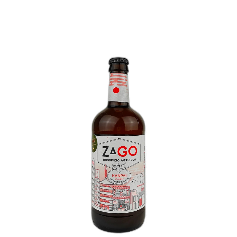 Zago Kanpai dry Birra Bionda Birrificio Agricolo - 04,5% vol - 50cl
