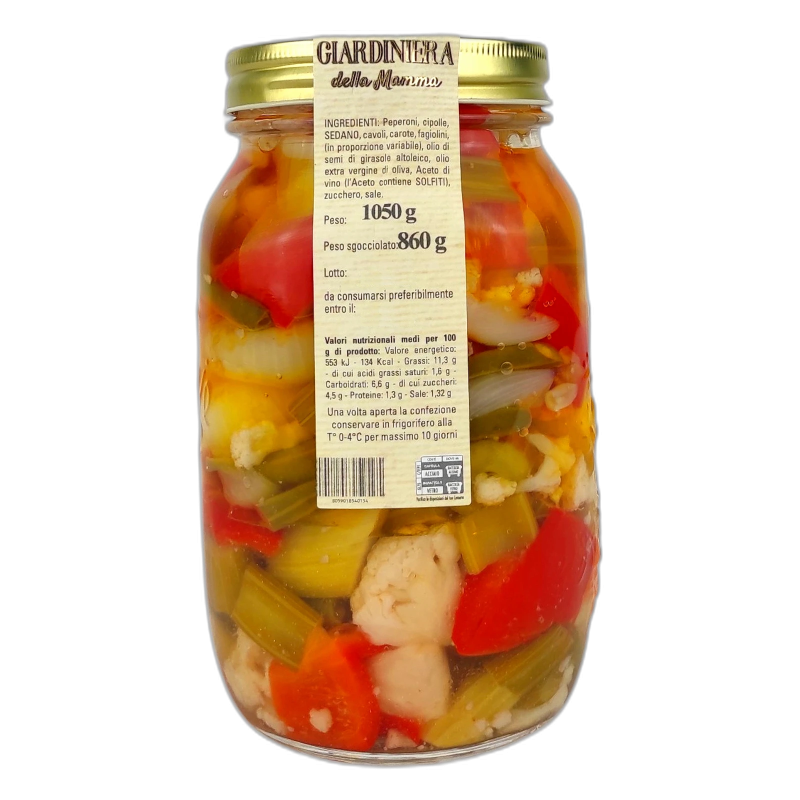 Pizzavacca Giardiniera  della mamma - 1,05Kg