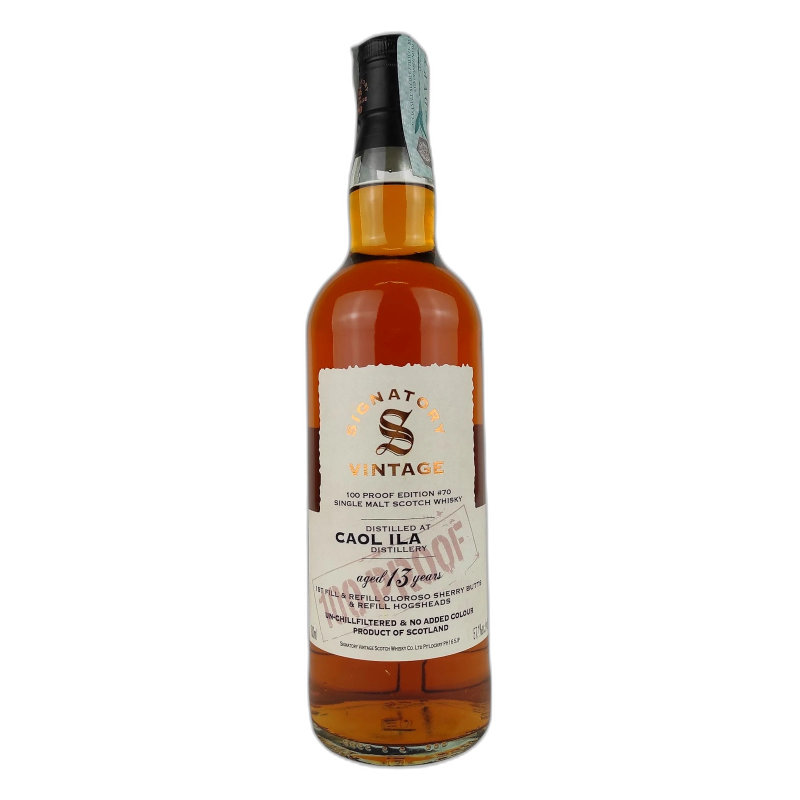 Caol Ila Signatory 13y single malt scotch whisky - 57,1% vol - 70cl