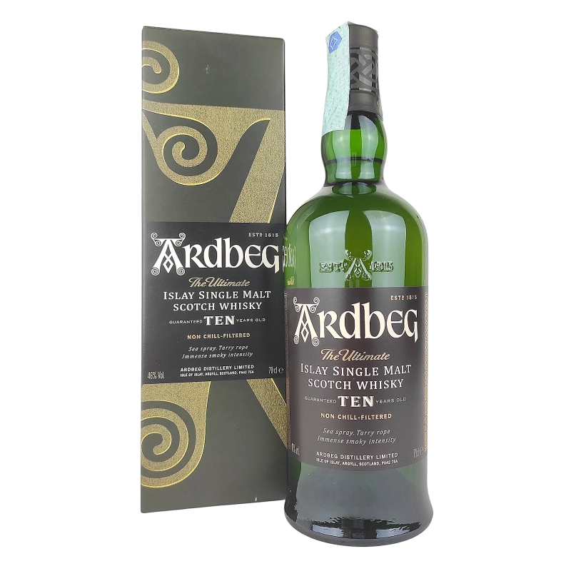 Ardbeg TEN Islay Whisky Single Malt Scotch - 46% vol - 70cl