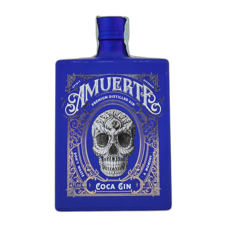Amuerte Blue Gin Coca Leaf - 43% vol - 70cl