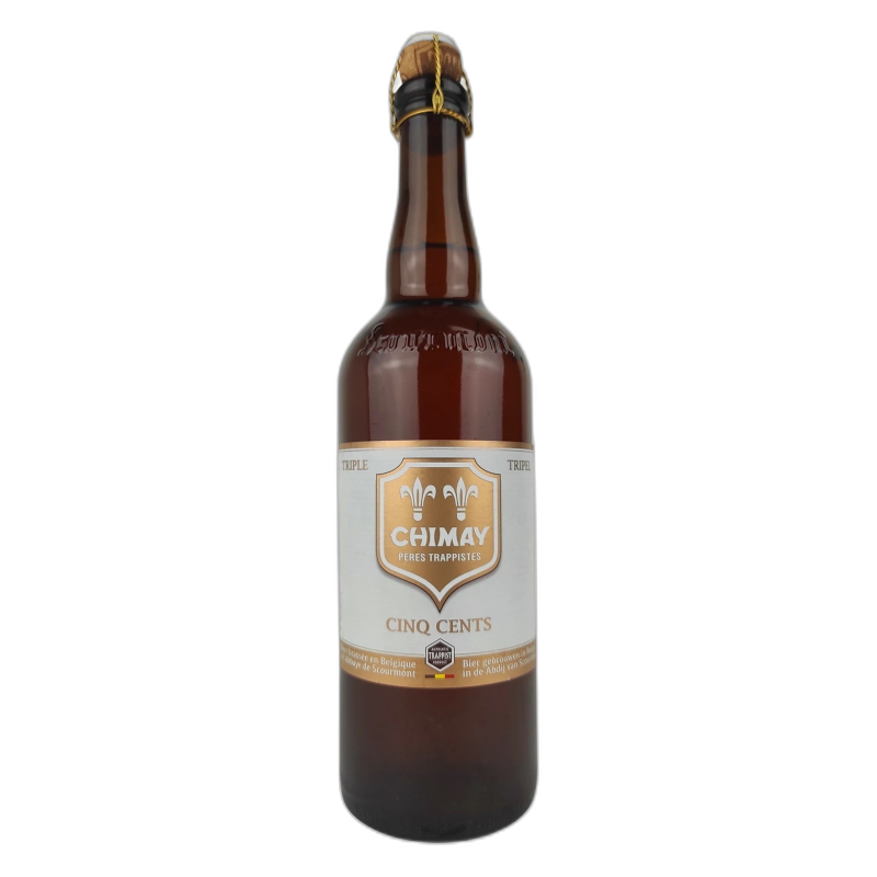 Chimay Tappo Bianco Cinq cents Birra Trappista - 08% vol - 75cl