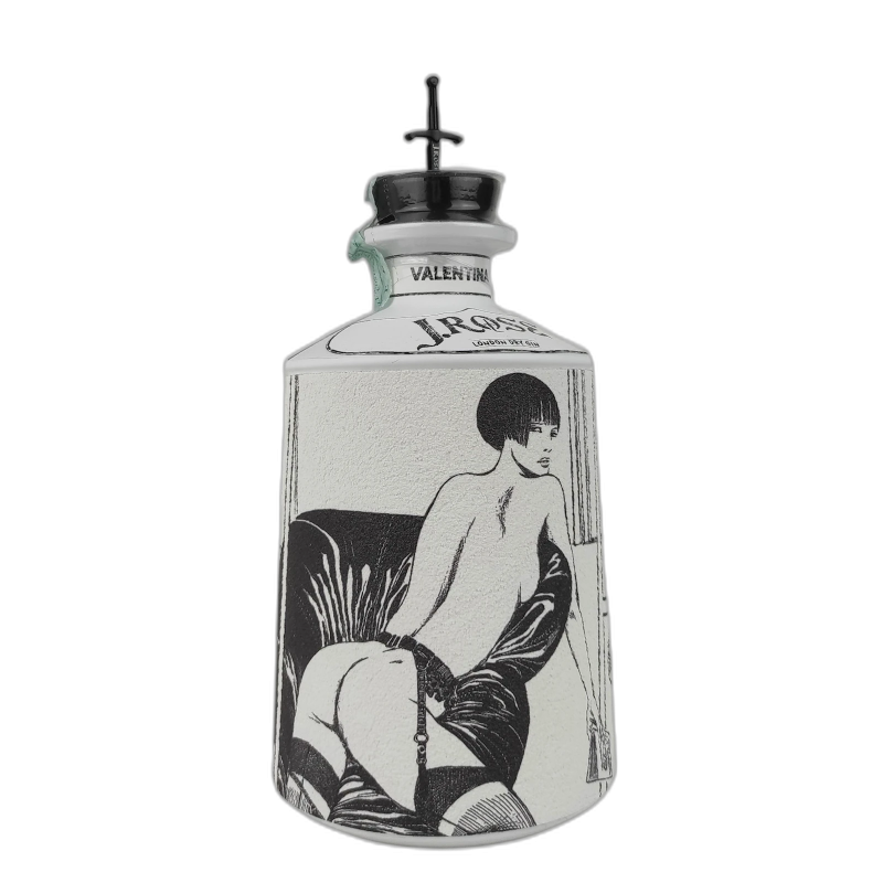 J. Rose Valentina schiena Gin London Dry Crepax - 43% vol - 70cl