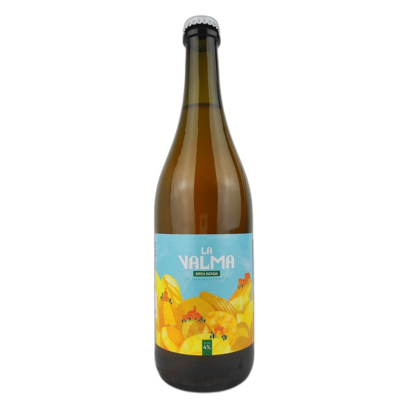 La Valma birra Riminese bionda non filtrata - 04% vol - 75cl