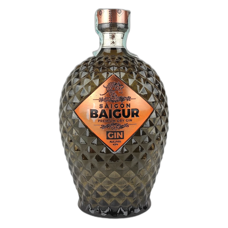 Saigon Baigur premium dry Gin - 43% vol - 70cl