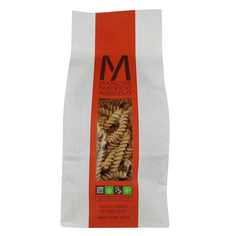 Mancini Fusilli Lunghi Pasta di Semola di grano duro - 1kg