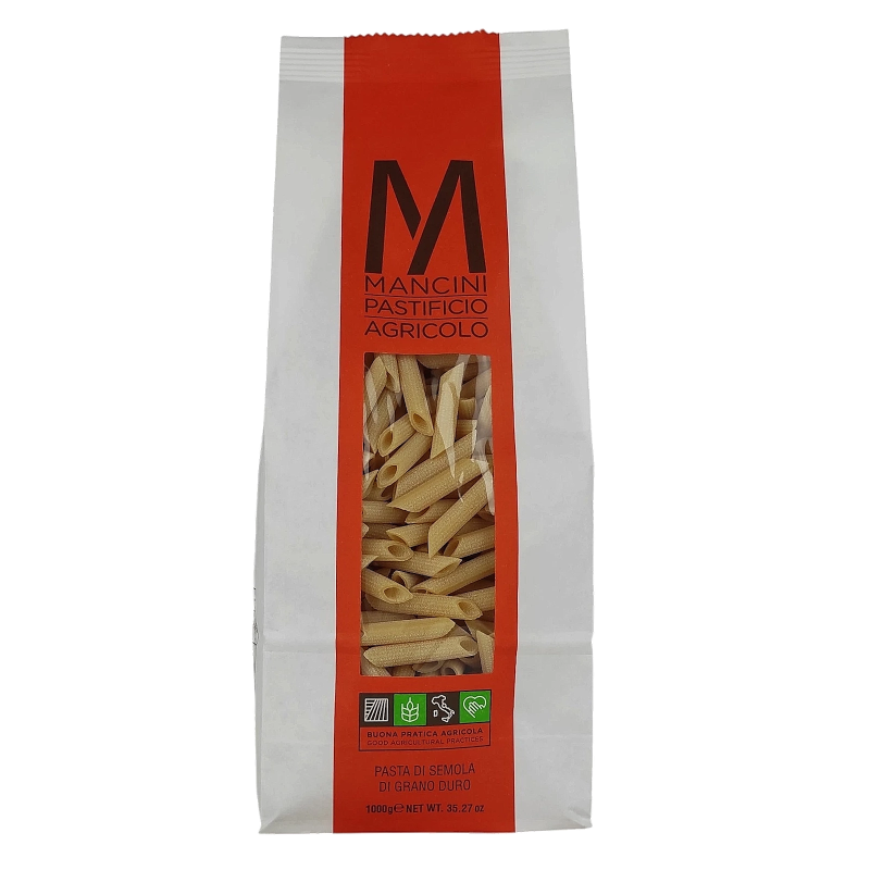 Mancini Penne Rigate pasta di semola di grano duro - 1kg